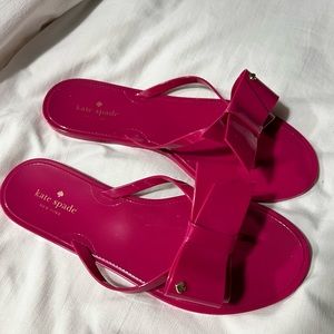 Kate Spade cute pink bow sandals